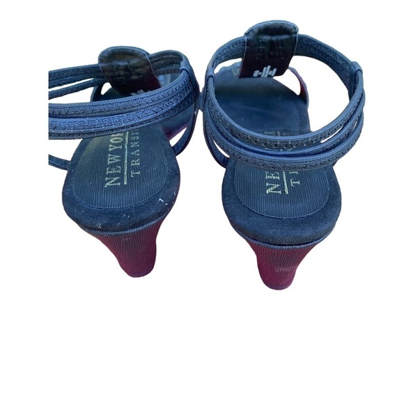 NWT New York Transit Friendship Heels Black Ladies 9  1/2 - Picture 5 of 15